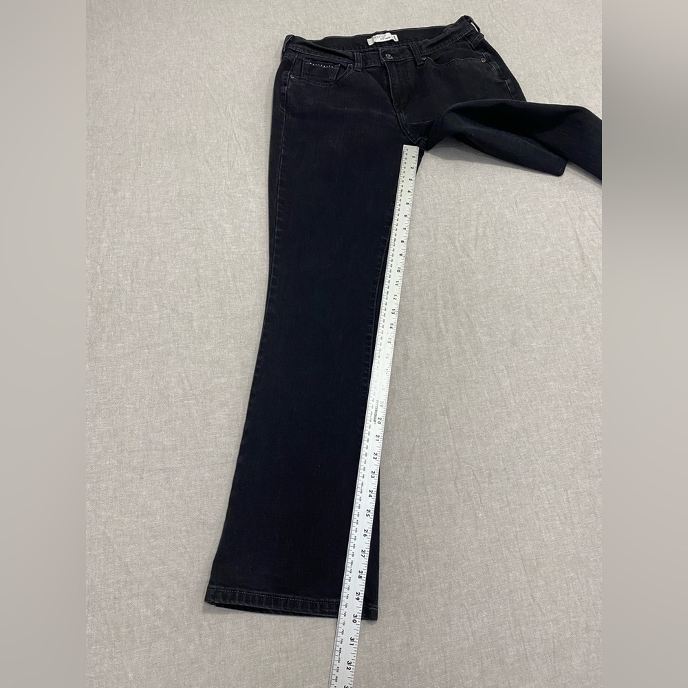 Levi's, 515 Women's Straight Bootcut Denim Jeans, Mid Rise, Size 8 Black - Picture 3 of 11